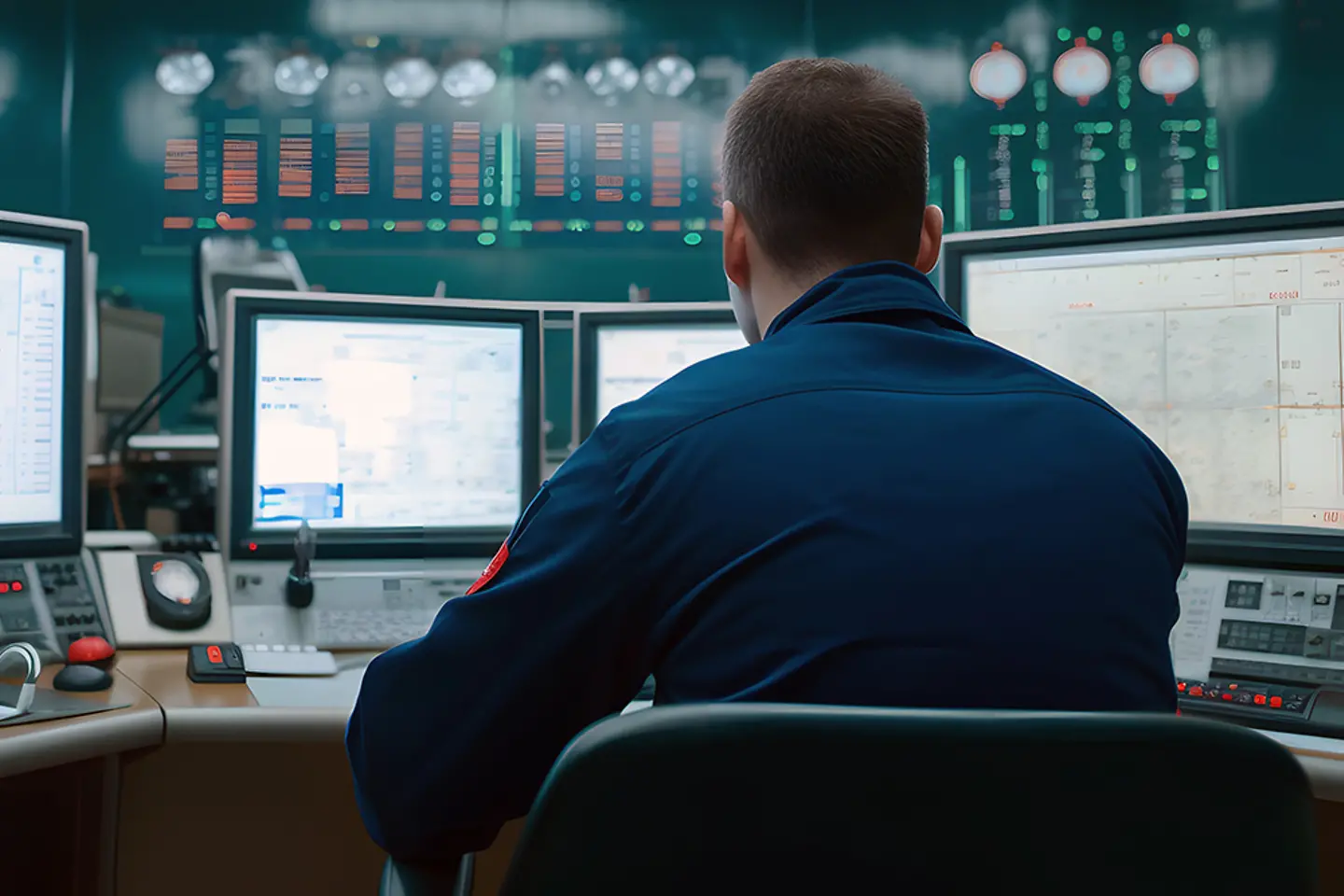 Software professional working on cyber security