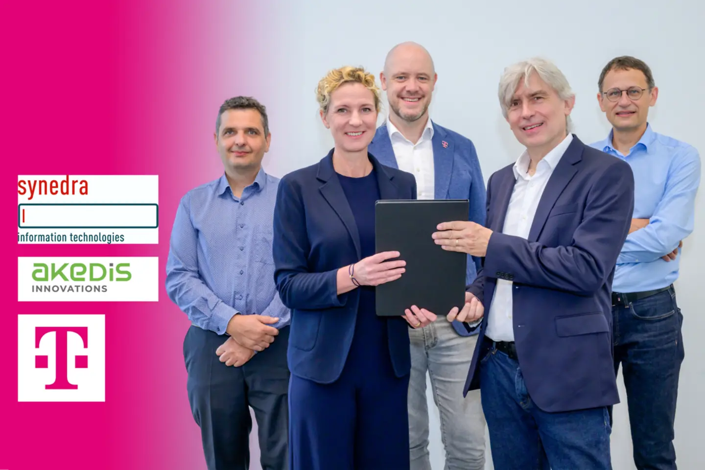 Representanten der Telekom, synedra und akedis