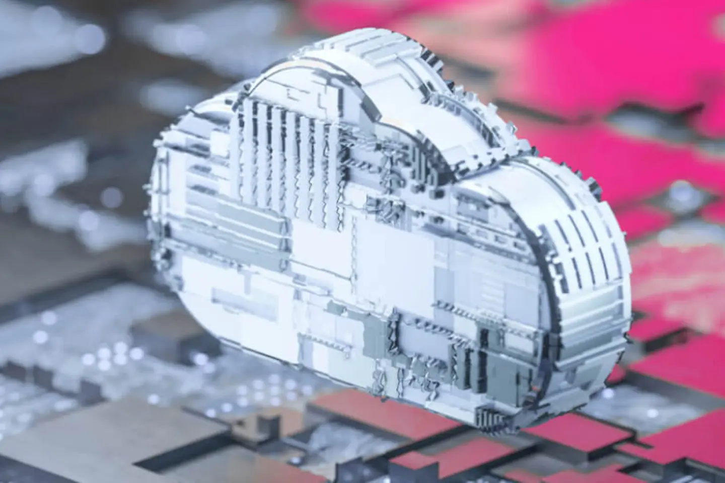 Digital cloud illustration