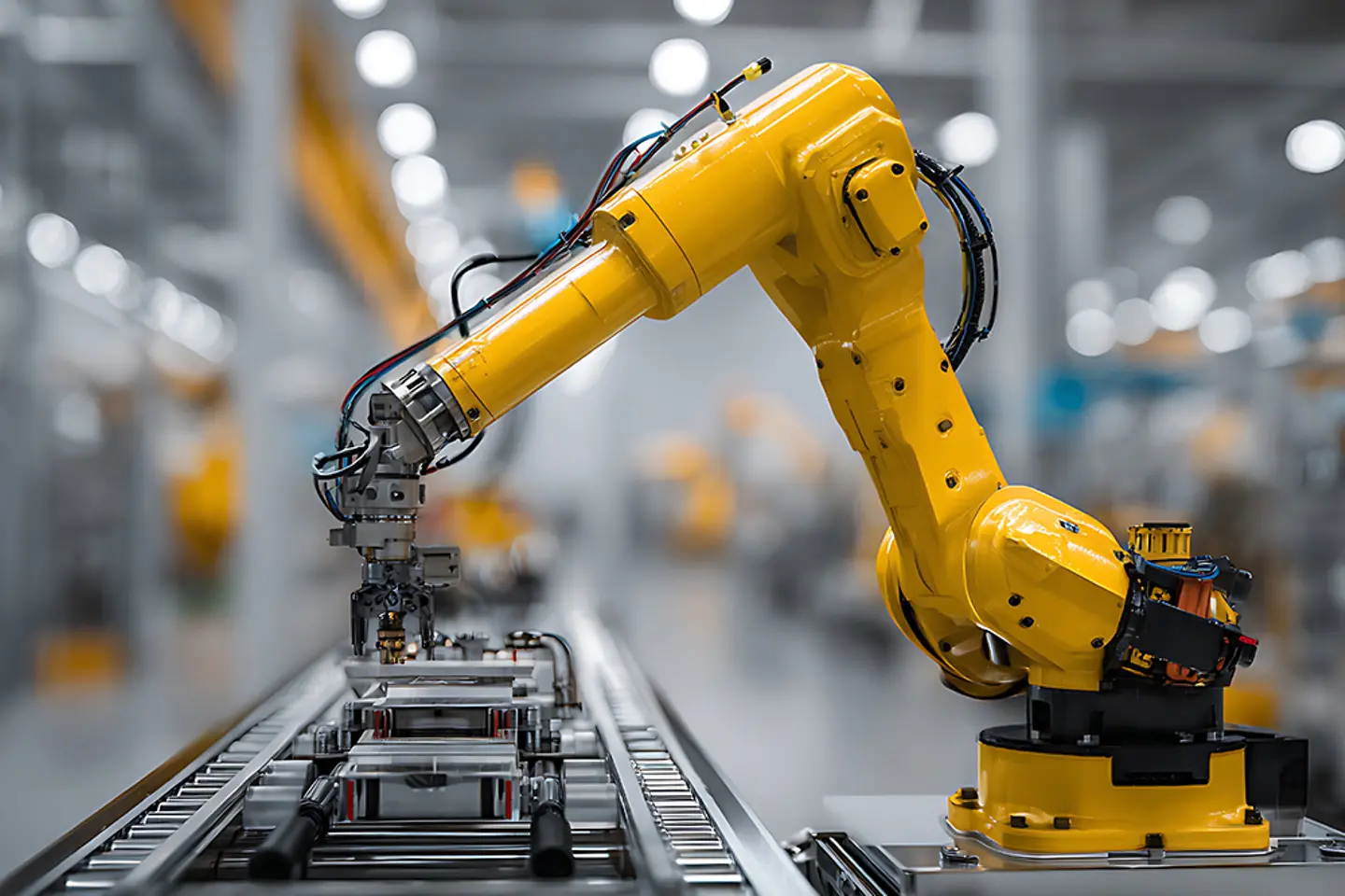 AI-generated image - Robotic arm in factory