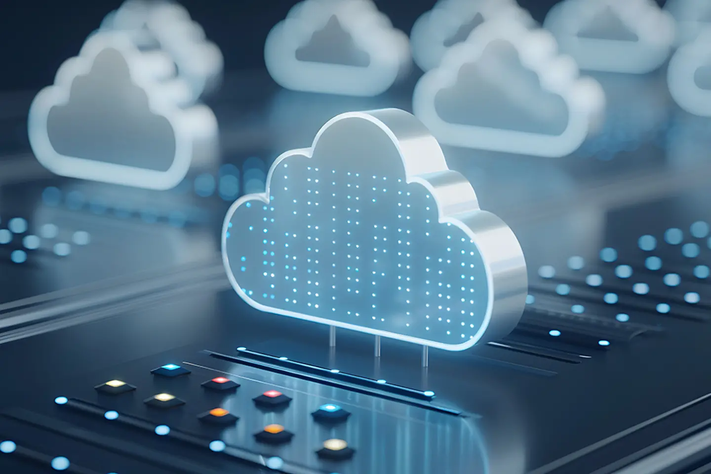 Virtual representation of a cloud